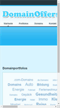 Mobile Screenshot of domainoffers.de